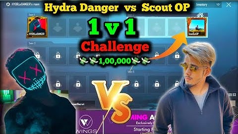 Scout vs Hydra Danger Fun 1v1 TDM match || hydra danger vs scout 1v1 TDM || Thor Ajay yt ||