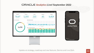 Oracle Analytics Live! Webinar - September 2022 edition