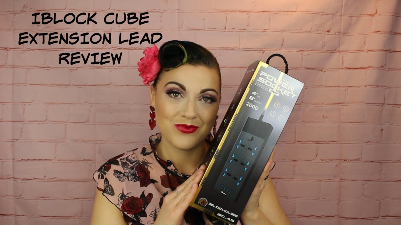 UNBOXING AND REVIEW OF THE IBLOCKCUBE EXTENSION LEAD a youtuber essential