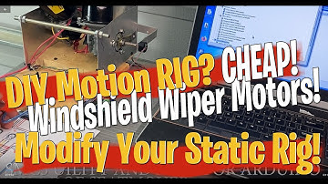 DIY SEATMOVER - Windshield Wiper motors Arduino IBT-2 Simtools MOD your static SIM RIG with Motion!