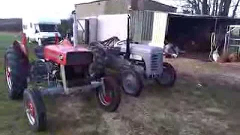 1966 Massey Ferguson 130 & 1950 Ferguson TED 20