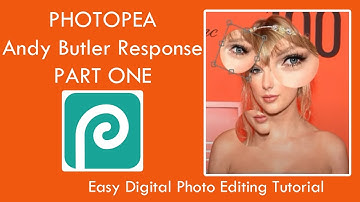 Easy Photopea Tutorial - Andy Butler Edit - GCSE A Level Art Design - Part 1