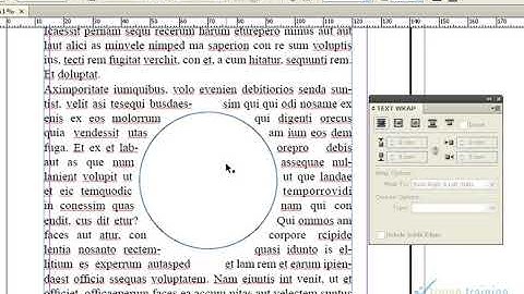 Adobe Indesign Tutorial in Tamil | Text Wrap