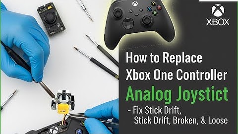 How to Replace Xbox One Controller Hall Analog Joystick -Fix Stick Drift, Broken, & Loose