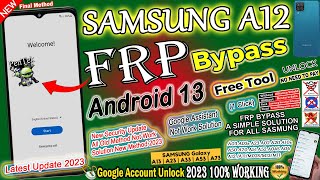 2023 Latest Update | Samsung A12 FRP Bypass Android 13 | Old Method Not Work Fix By@pentekfrp Unlock