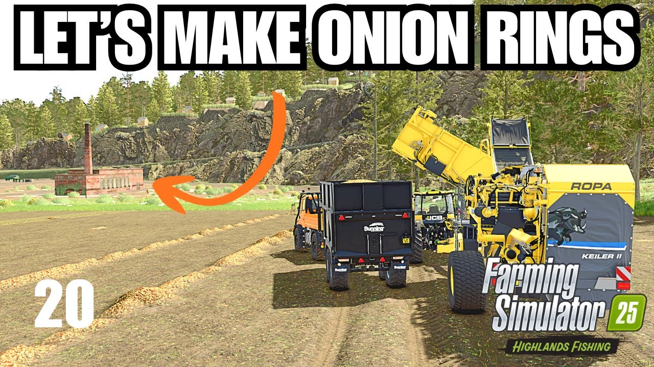 First Onion Harvest | Kinlaig Resort Build | 