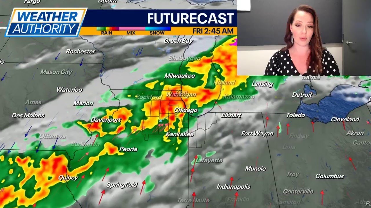 Chicago weather: Heavy rain and a few storms will move in overnight ...