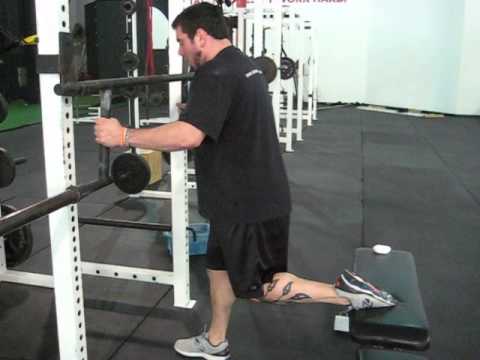 EricCressey.com: Setting up for Bulgarian Split Squats
