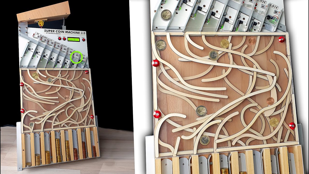 Get your coins in order fast with this DIY coin sorting machine