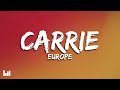 Europe Carrie Lyrics 