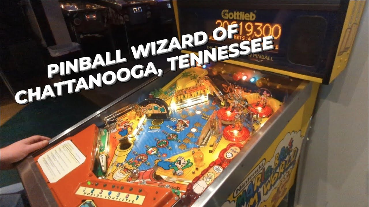 PINBALL WIZARD OF CHATTANOOGA, TENNESSEE/Sticky Fingers Barbecue and Pinball Museum Experience.