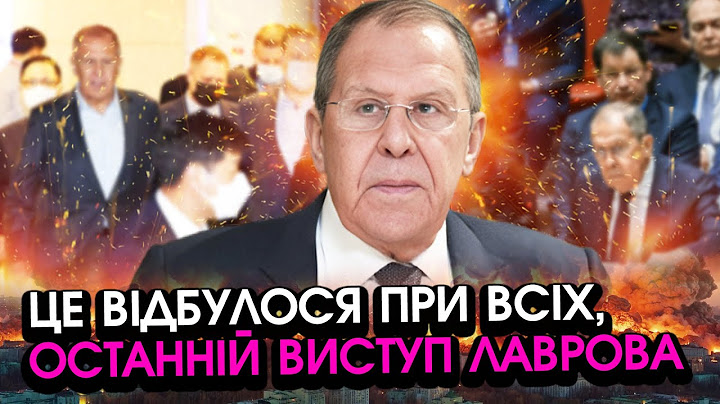 A SHOCKING THING happened to Lavrov in KOREA right in front of EVERYONE! It was the last SPEECH, ...