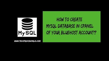 How to Create MySQL Database in cPanel of Your Bluehost Web Hosting Account