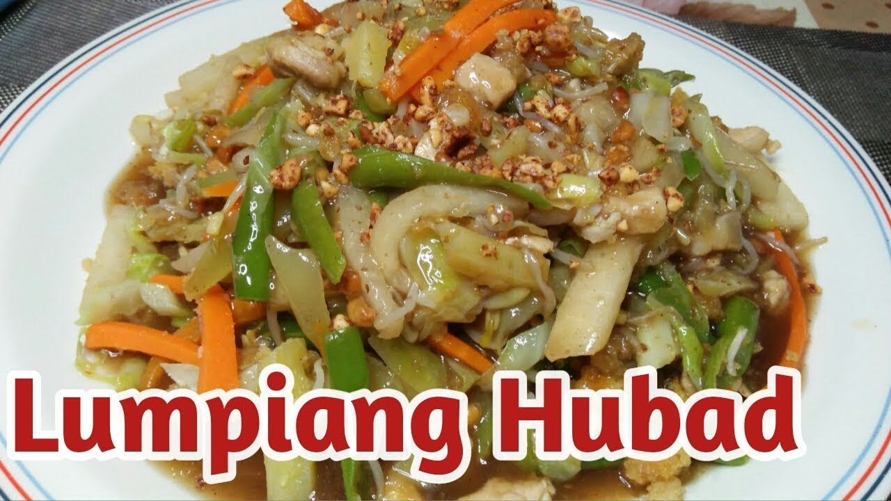 Lumpiang Hubad with Chitcharon