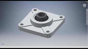 Học inventor cơ bản: Vẽ gối đỡ bằng inventor