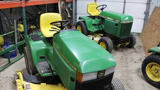 John Deere 420 vs 425 Garden Tractors