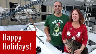 Happy Holidays, Sanfording Fun & Famous Tiny Houseboat AirBnB Tour by Technomadia 2,360 views 1 year ago 6 minutes, 45 seconds