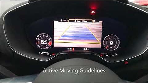 Audi TT - Front and Reverse Camera for Virtual Cockpit Systems