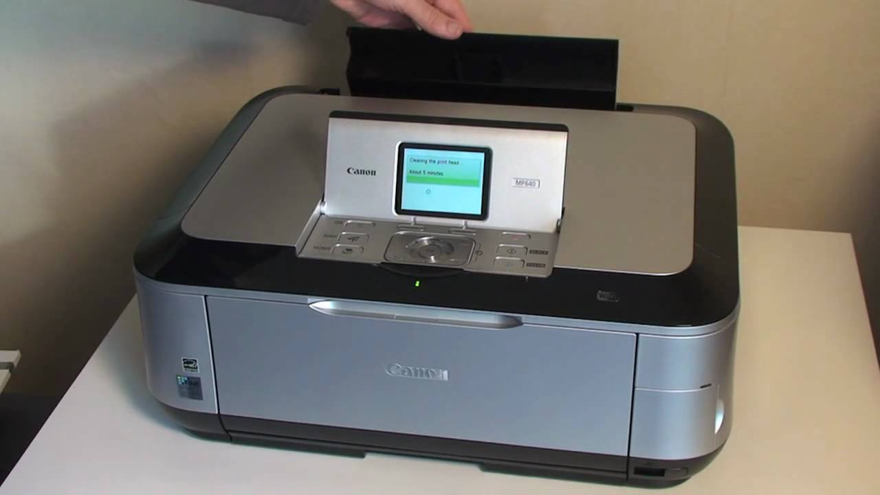 Canon Pixma MP640 All-in-one Printer Set-up Guide - part 1 - YouTube