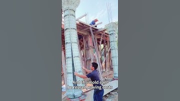 Roman column mold concrete design #Roman #homedecor #construction #plastic #ceramic #cement #molding