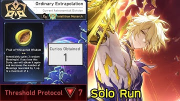 Phainon Solo Run With Only 1 Curio At The End | DU Protean Hero Protocol 7 Full Run