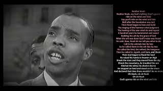 First rap in 1940 | Noah, The Jubalaires (with lyrics)