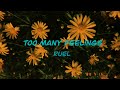 Ruel-Too many feelings [Japanese lyrics] [和訳]