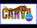 How to Create Gradient Text with Image Cutout Effect in Canva