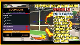 PolyWar V1.22 Mega Latest ModMenu (Esp Hack, Chams Hack, Dump AI, AimBot, GodMode, 🥶🥵)