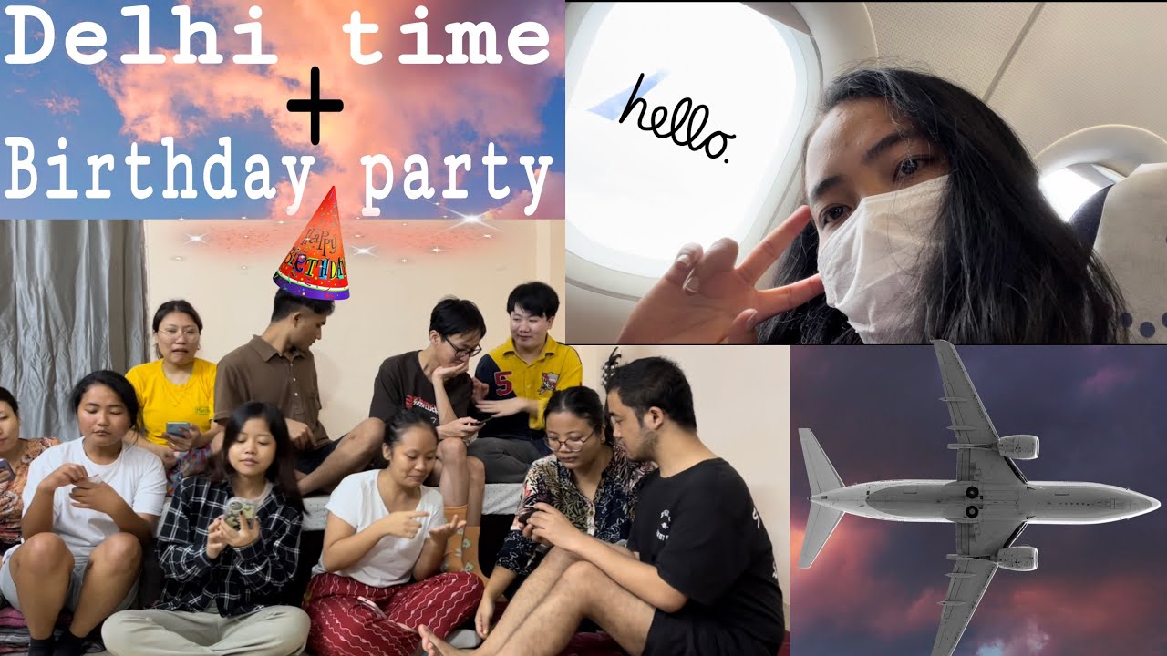 First time In Delhi🥰 Ly Haokip / Kuki YouTuber / Airport Vlog