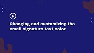 How to change and customize your HTML signature text color