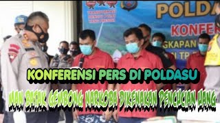 KONFERENSI PERS PENANGKAPAN GEMBONG NARKOBA MAN BATAK DI POLDASU screenshot 3