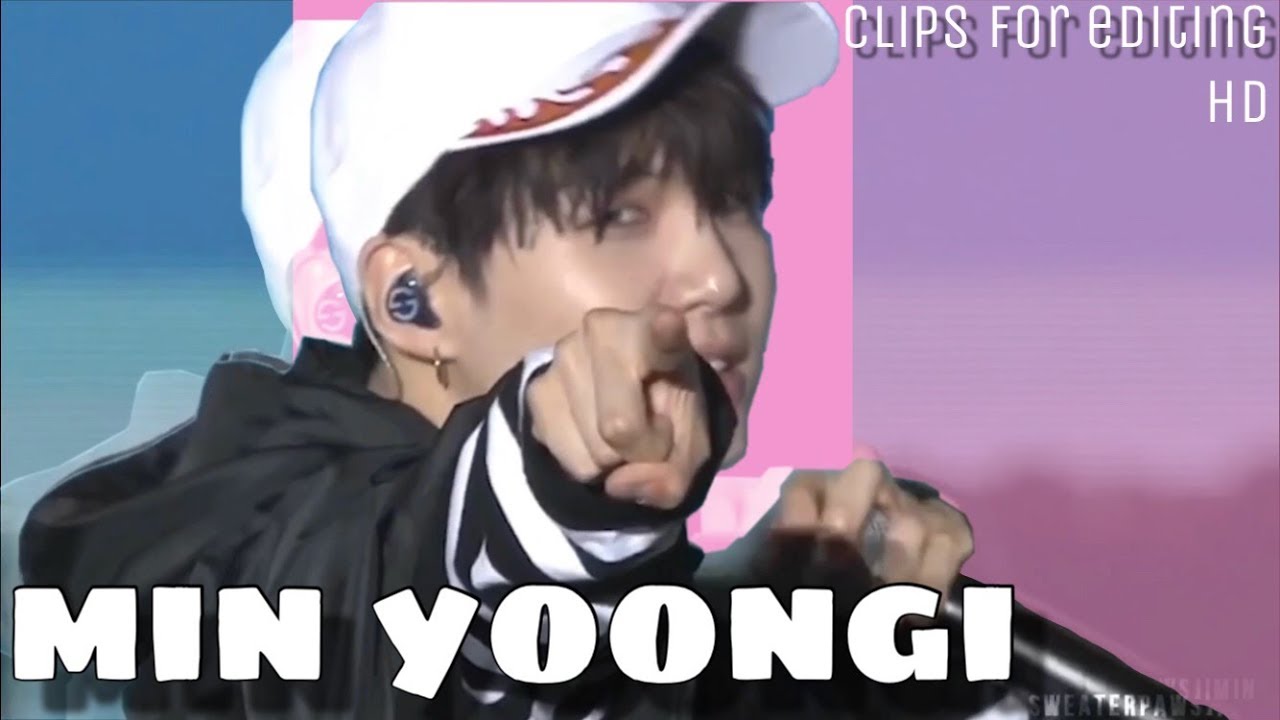 BTS yoongi/Suga clips for editing HD pt. 2