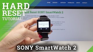 How to Restore Sony SmartWatch 2 Defaults - Reset / Erase Data screenshot 5