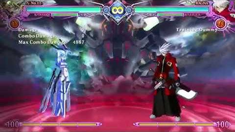 Lambda-11 Combo Video - Basic Combos (BBCF2)