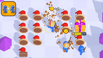 Merge Weapons: Battle Game - Part 1 Stickman Merge Battle - Gameplay Walkthrough