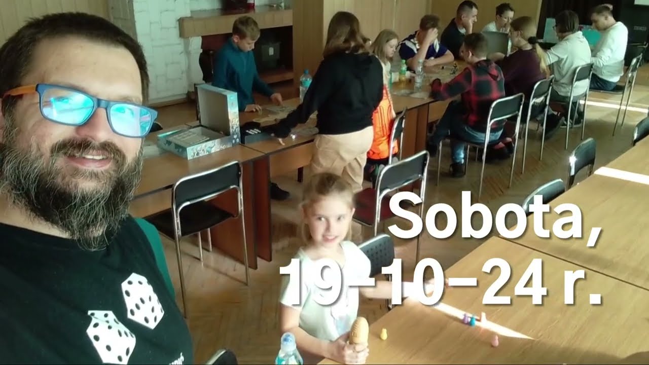 Dzień Gier Planszowych z Klubem Pięć aSÓW; świetlica Spółdzielni Mieszkaniowej, Pińczów; 19-10-24 r.