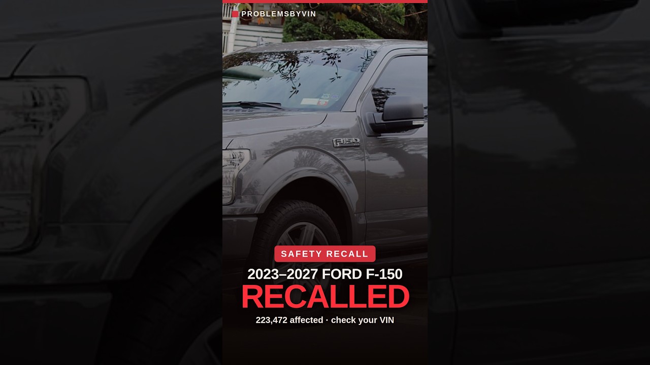 2025 Ford F-150 recall — video thumbnail