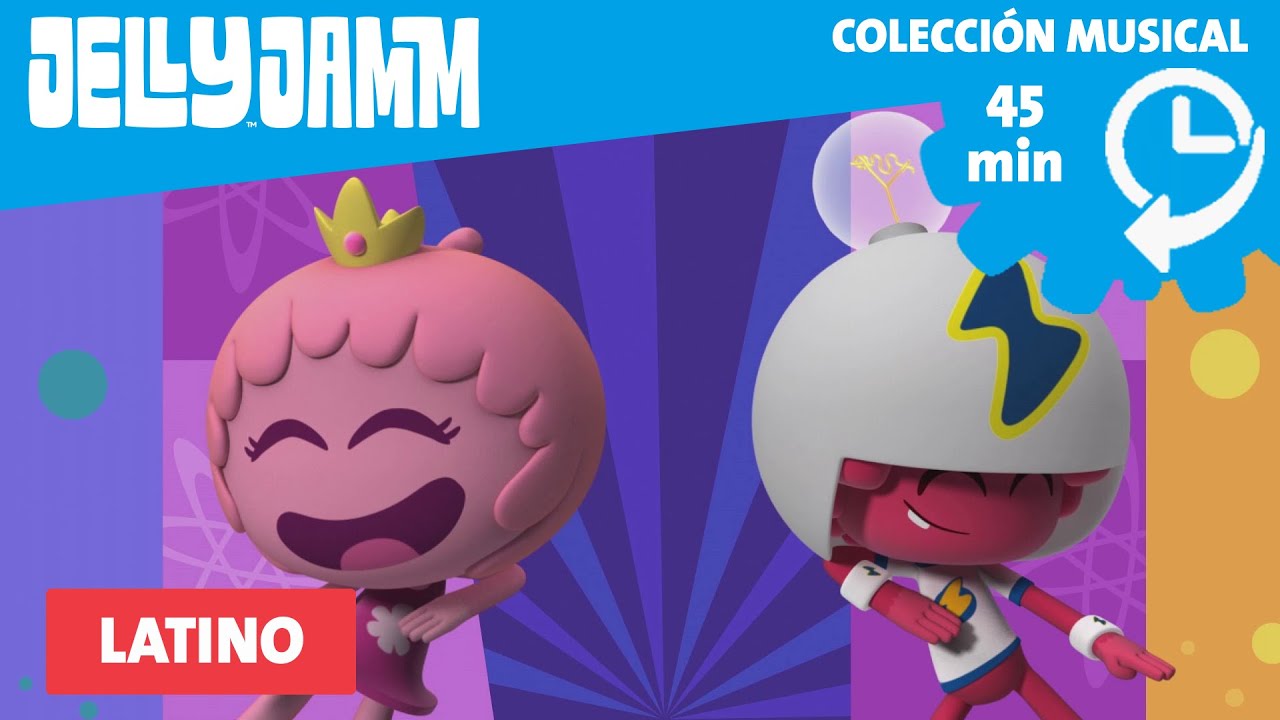 Colección Jelly Jamm Latino 45 minutos de duración. Especial episodios Musicales II.