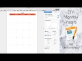 DIY Monthly Planner Inserts| Pages