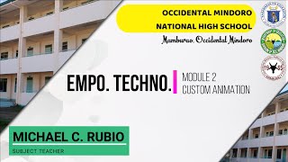 Famous Empowerment Technologies - Module 2 (Custom Animation) Profile