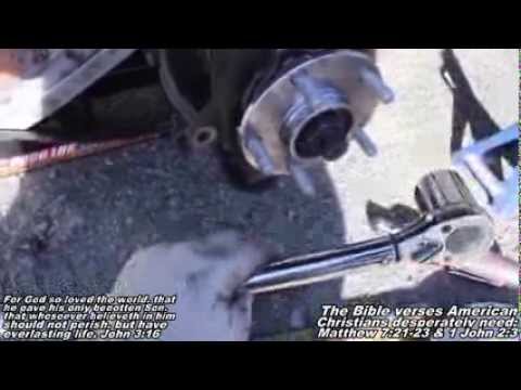 Nissan Quest Wheel Hub Assembly "How to" Remove & Replace