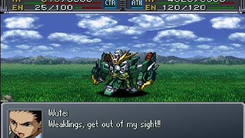 Super Robot Wars Alpha Gaiden - Altron Gundam Custom Attacks