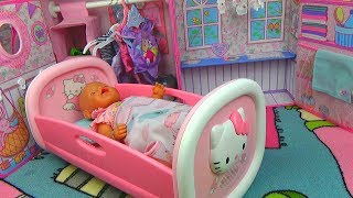 КУКЛЫ Беби Бон ПРОДАЮТ фрукты. МАКС ГОТОВИТ Завтрак + НОВАЯ КРОВАТКА Hello Kitty для пупса Baby Born КУКЛЫ Беби Бон ПРОДАЮТ фрукты. МАКС ГОТОВИТ Завтрак + НОВАЯ КРОВАТКА Hello Kitty для пупса Baby Born