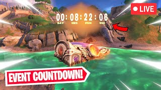 FORTNITE TITAN HAND EVENT COUNTDOWN LIVE🔴 24/7 &amp; Lightning Event, Crater Event!