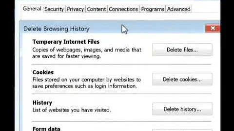 How to Delete Temporary Internet Files