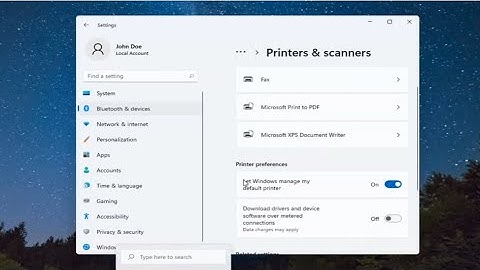 How To Turn Off Let Windows Manage My Printer In Windows 11 [Tutorial]