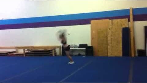 Front handspring front through to double full!