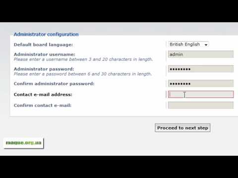Як встановити форум phpBB3 (3.0.7)