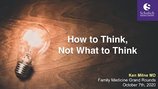 How to Think, Not What to Think
